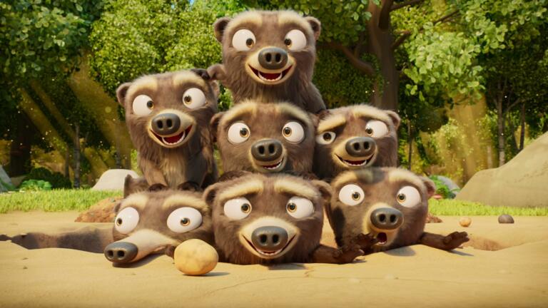 7 Bears S1 (L to R) Tiffany Hofstetter as the Bears in 7 Bears S1. Cr. Courtesy of Netflix © 2025